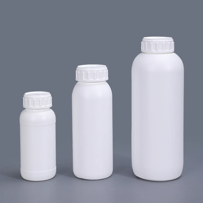 

1PCS 250ML 500ML 1000ML Empty Round Pesticide Bottle with Lid Chemical reagent bottle Refillable Container