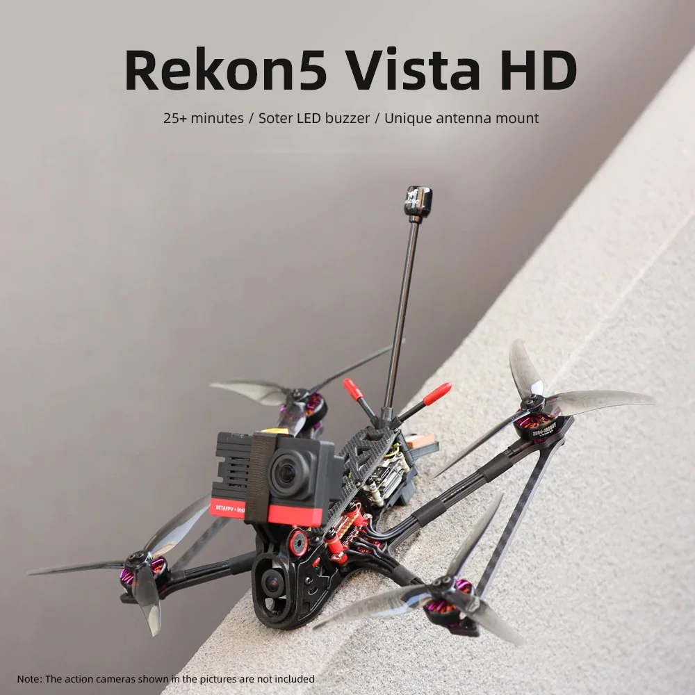 

HGLRC Rekon 5 Mini Long Range Quad Digital Version 4S/6S CADDX Polar 2004 Motor WITH GPS For RC FPV Quadcopter Freestyle Drone