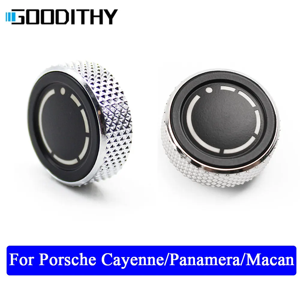 

Car Audio Volume Radio Knob Cover CD Multimedia Control Switch Buttons For Porsche Cayenne 7P5 Panamera 970 Macan 95B 95B9195