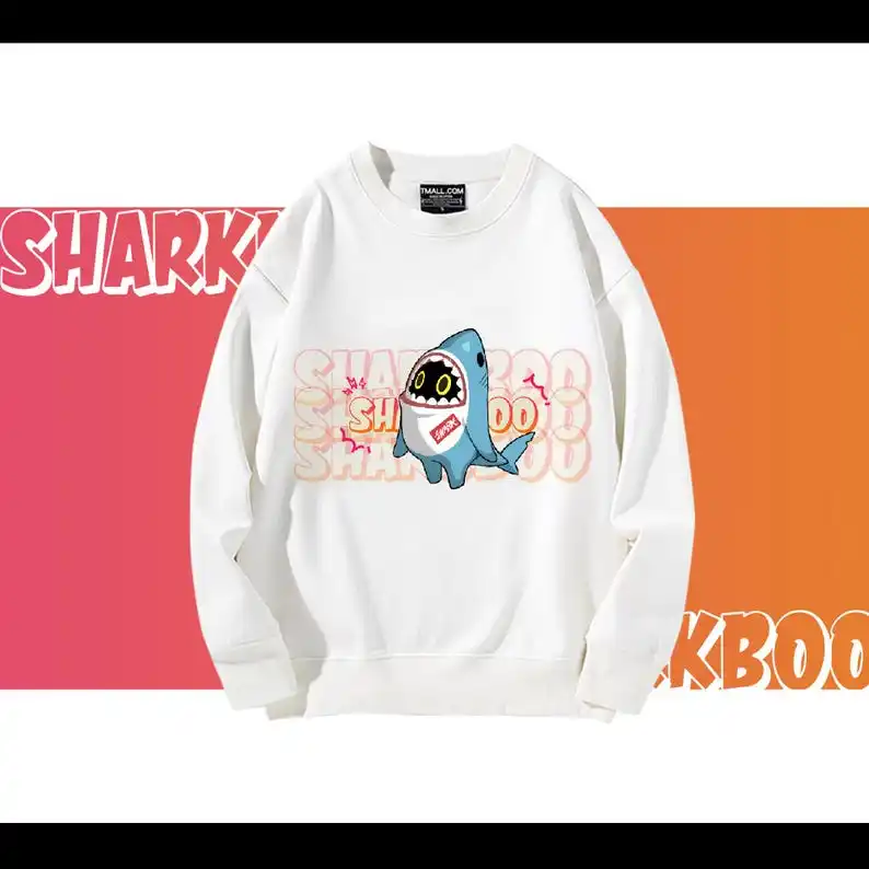 Zenless Zone Zero ZZZ Bangboo Sharkboo нарисованная вручную толстовка с капюшоном весенне-осенние