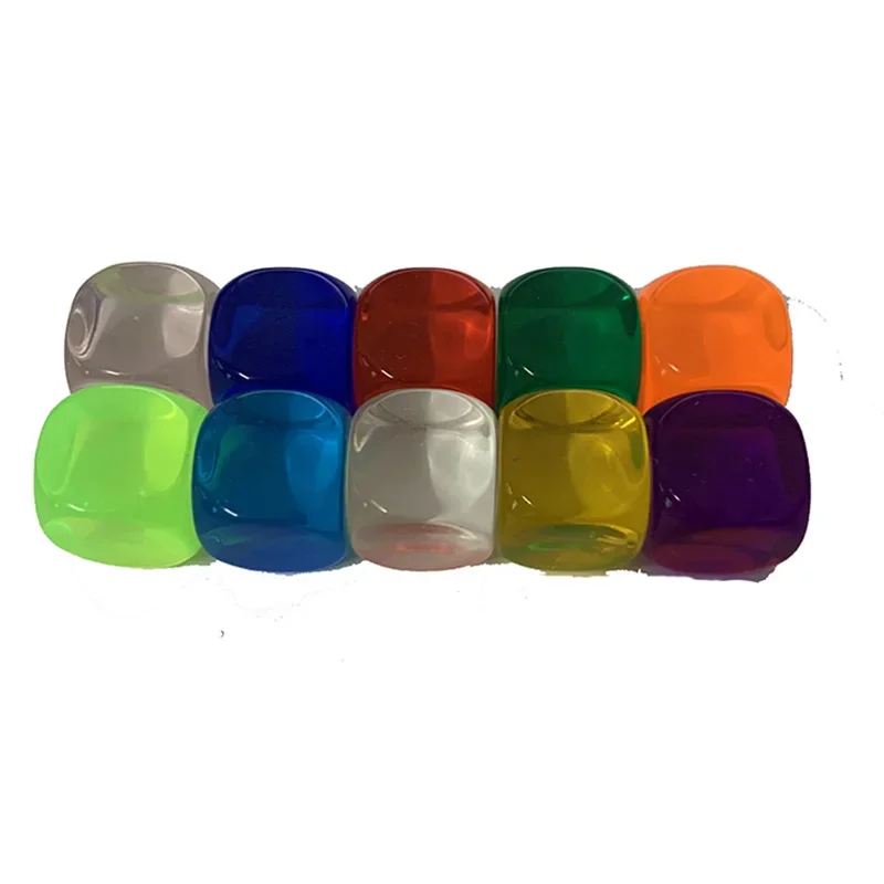 Искусственные прозрачные пустые кости для самостоятельной сборки 6-сторонние