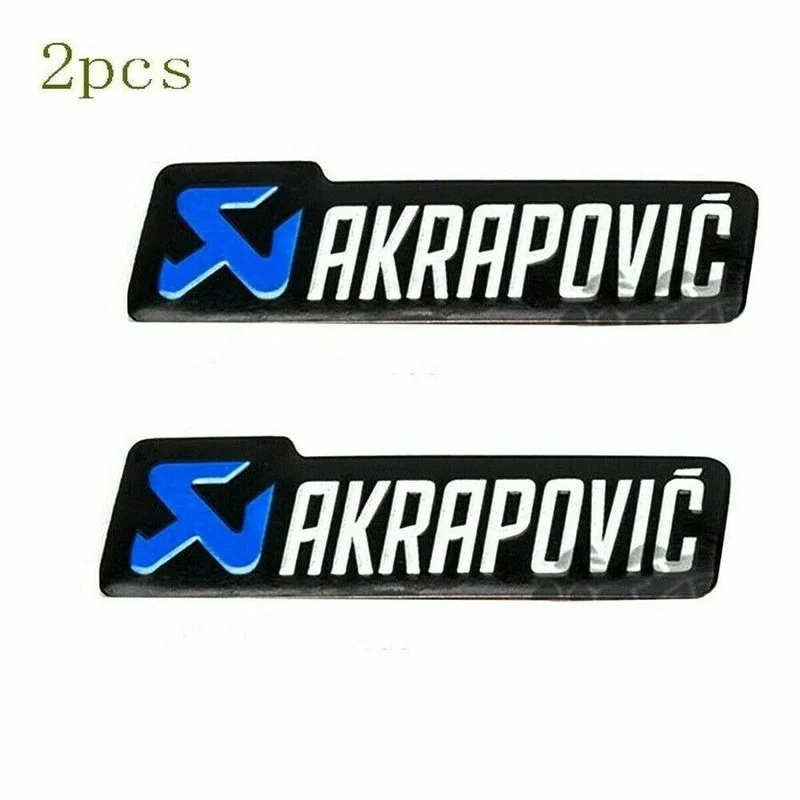 

Наклейка на выхлопную трубу Akrapovic, алюминиевая термостойкая наклейка с логотипом