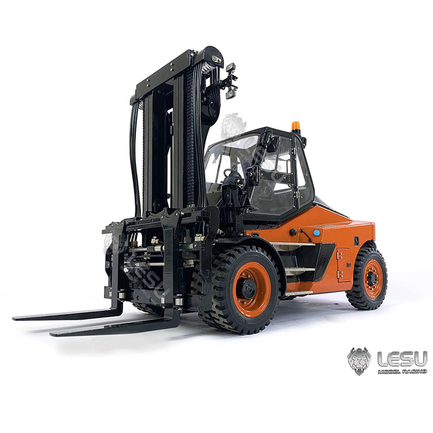 LESU Aoue-Ld160S 1/14 металлические радиоуправляемые вилочные погрузчики оранжевые