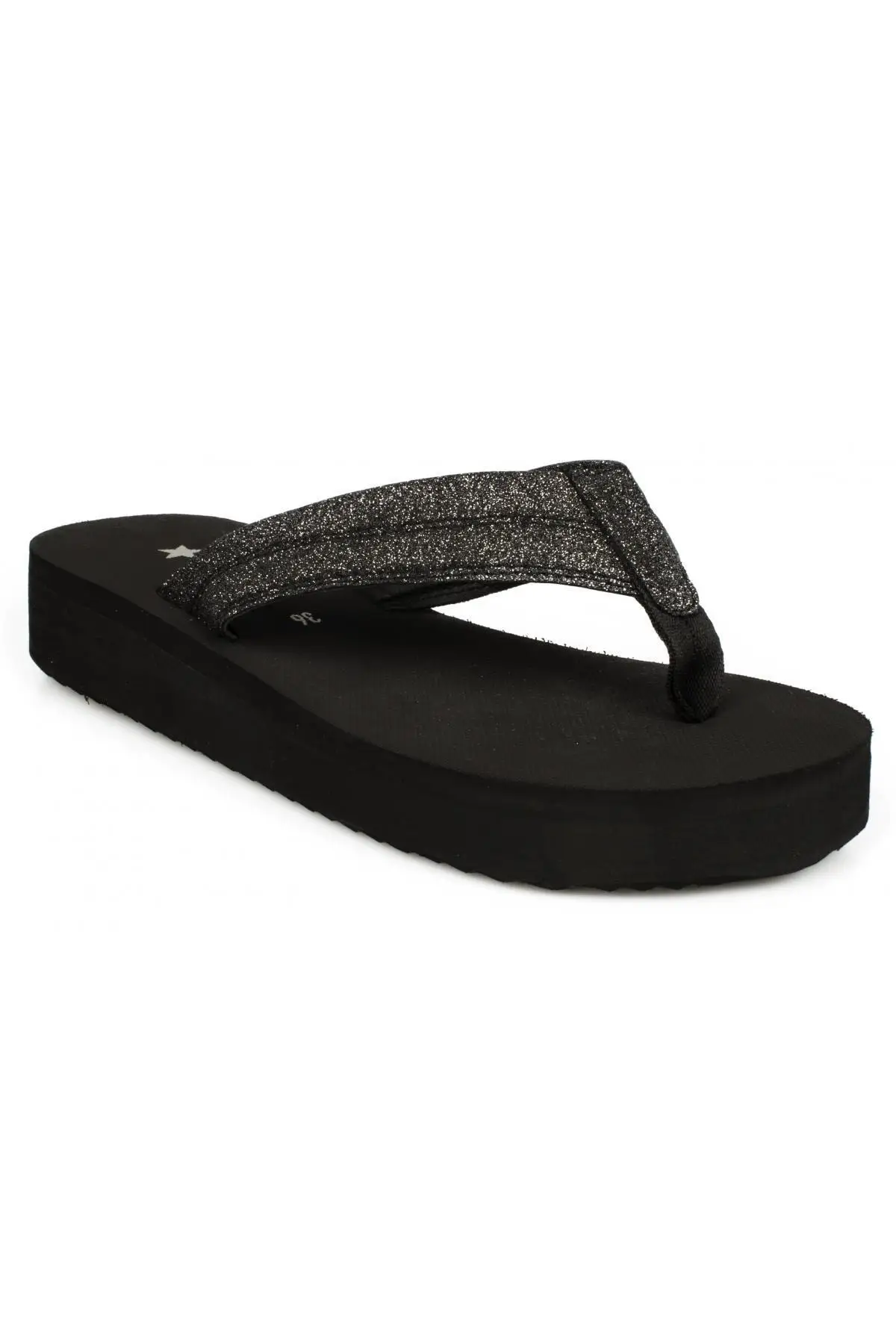 

Women's Fashion Comfort Slippers Sandals Angelina Flip Flops Silver