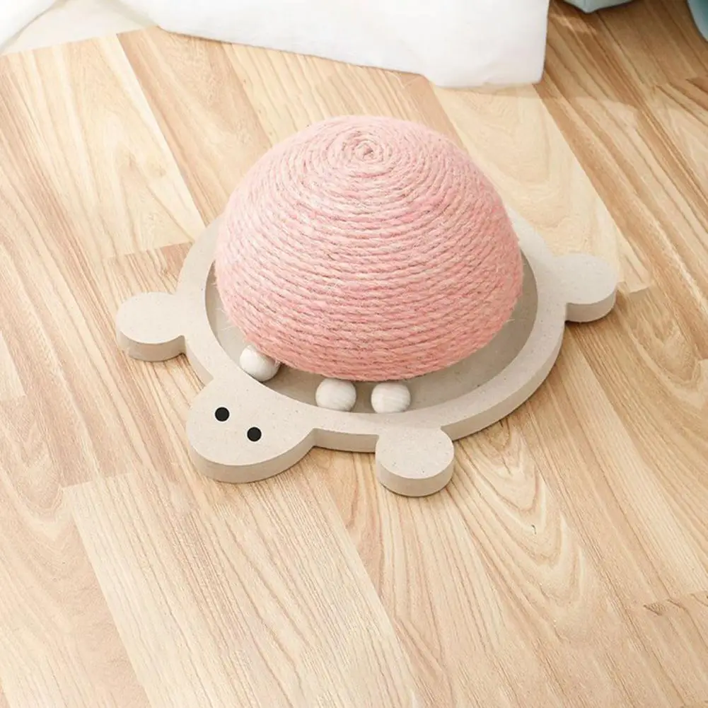 

Kitten Scratching Board Turtle Shape Stable Cats Scratching Scraper Toy Wear-resistant Cat Scratching Board Pet Supplies