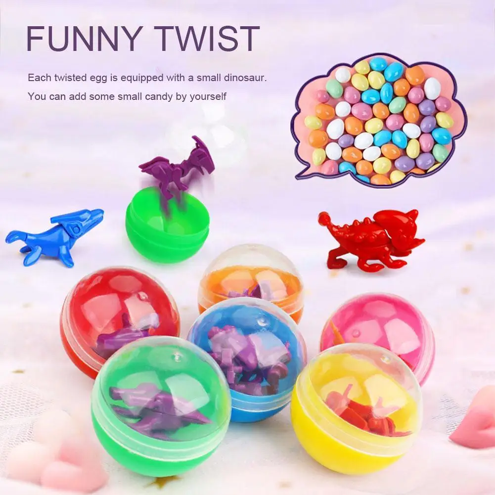 

Children's Egg Twisting Gashapon Machine Coin-operated Machine Machine Play Early Girls Education Game House Candy Learning U5C6