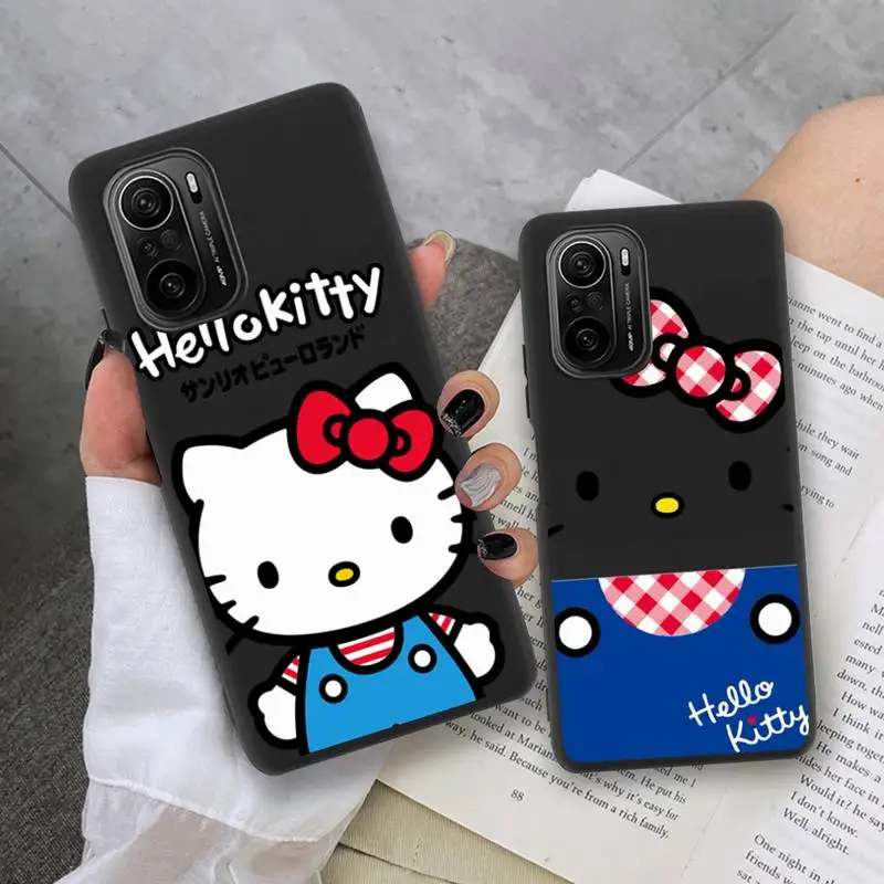 

Cute Hello Kitty Phone Case for Xiaomi Mi Note 11 10 9 8 6X 11X Lite 9T CC9 Pro SE