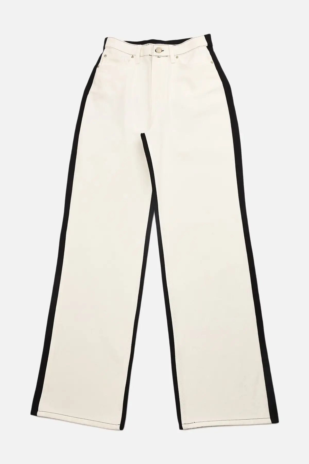 

Trendyol With Color Block High Bel Wide Leg Jeans TWOAW22JE0704