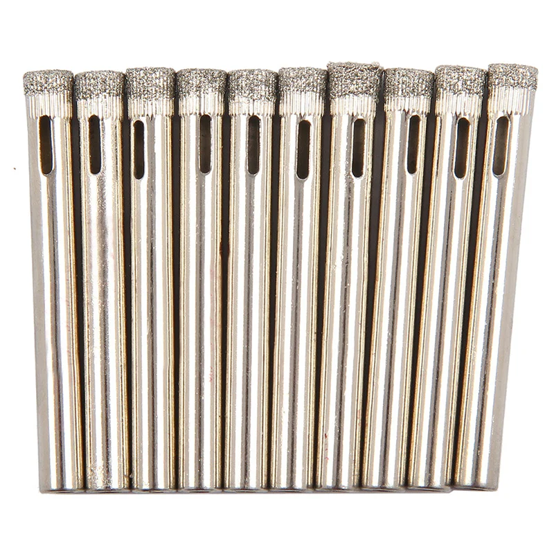 

10 X Diamond Holesaw Tile Glass Slate Porcelain Marble Drill Bits Tool