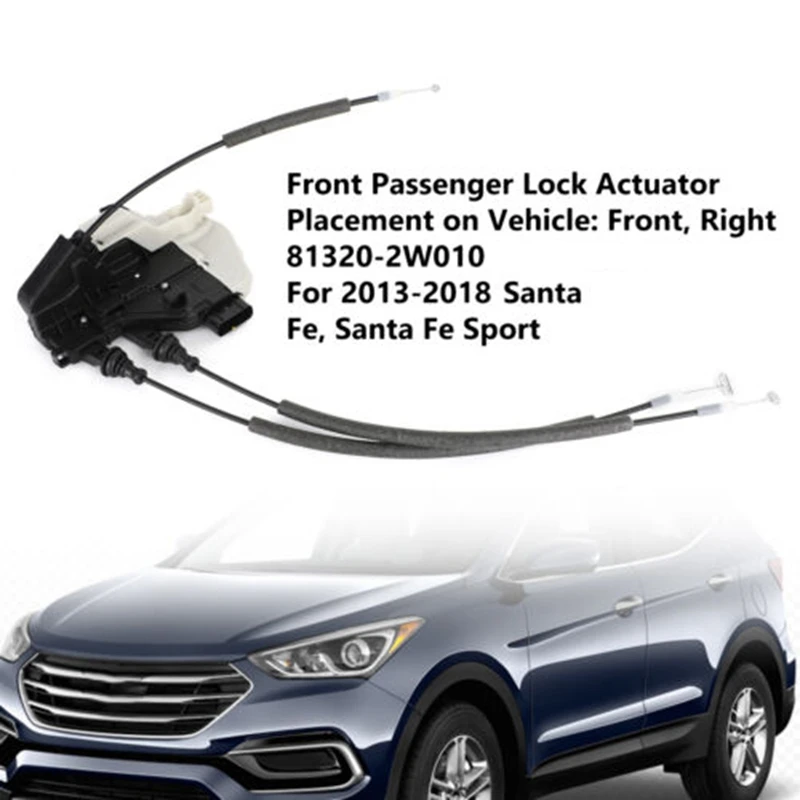Привод замка передней правой двери для Hyundai Santa Fe Sport 2013-2018