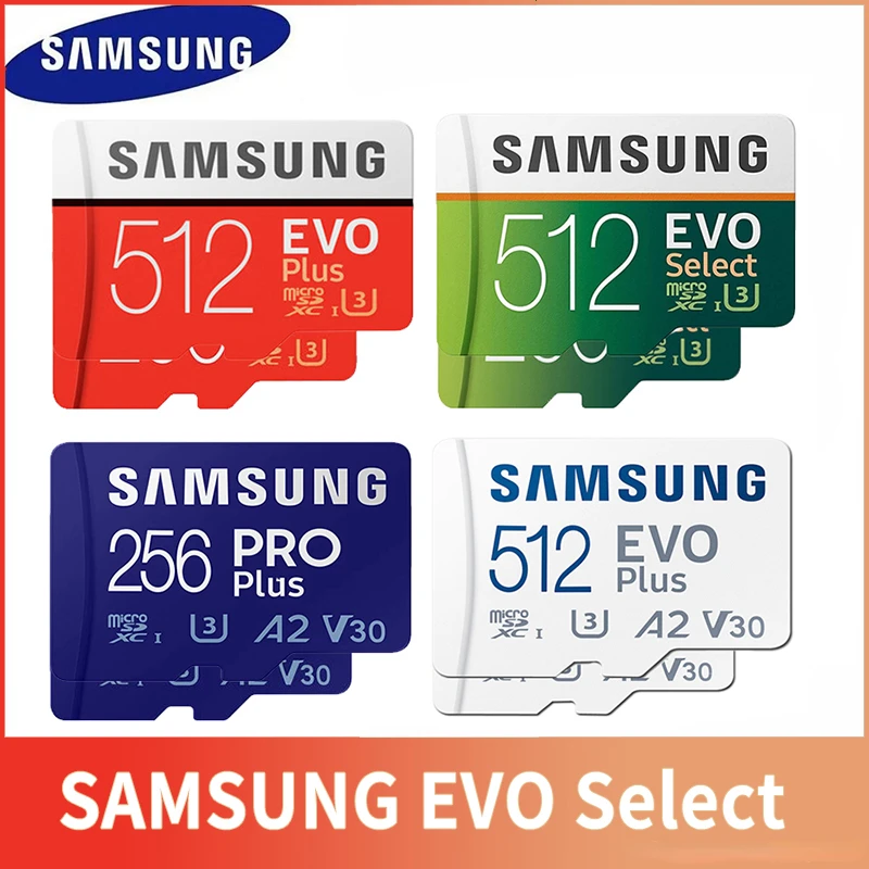 

New product Original SAMSUNG EVO+ Memory Cards 64GB EVO plus U3 128GB 256GB Class10 Micro SD Card 32GB 16G microSD UHS-I TF Card