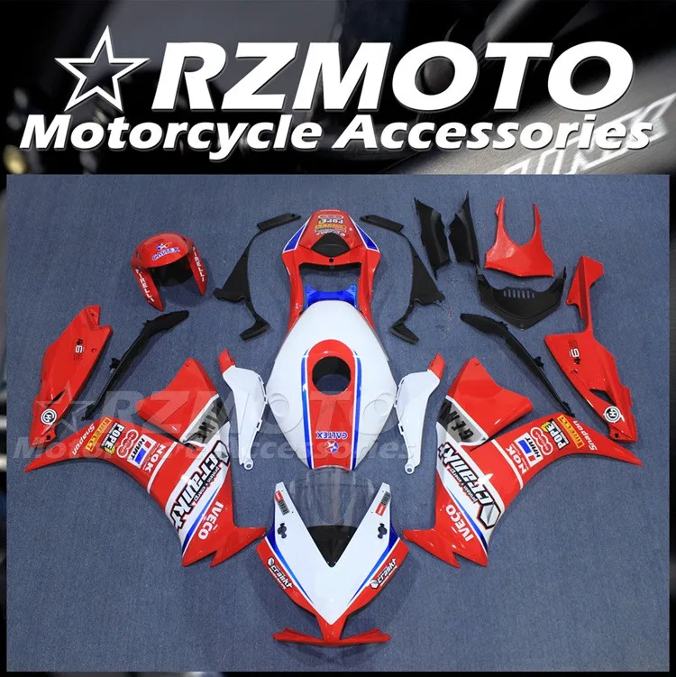 

Комплект обтекателей из АБС-пластика, 4 подарка, подходит для HONDA CBR1000RR 2012 2013 2014 2015 2016 12 13 14 15 16, кузов красного и белого цвета