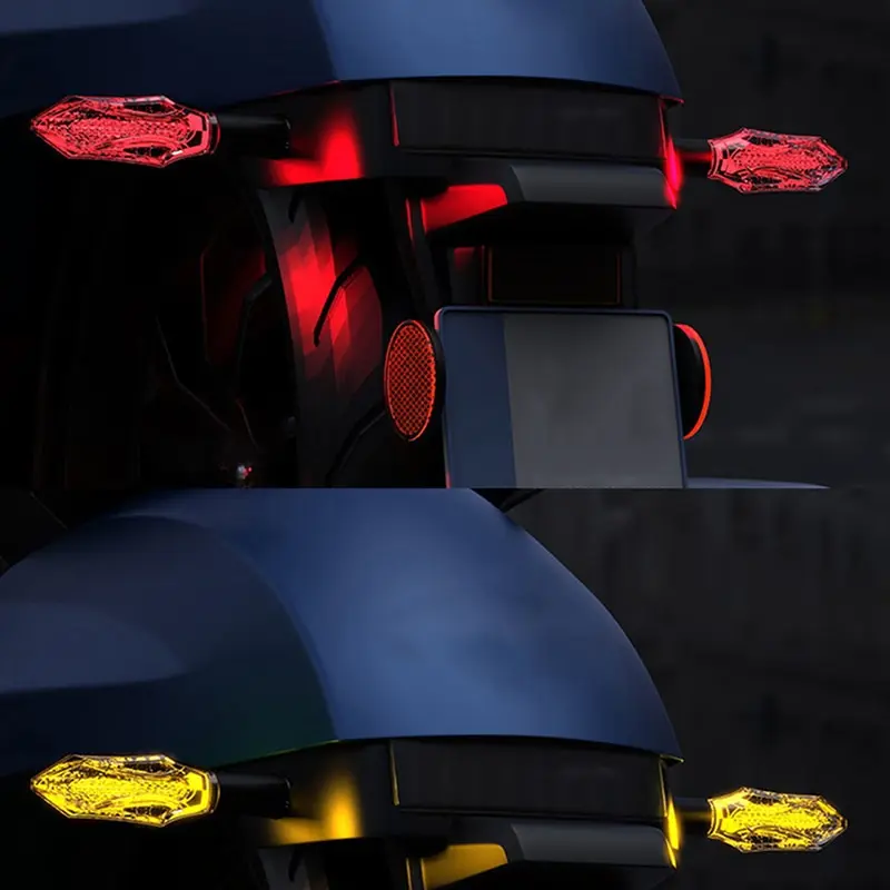 

Сигнал поворота для мотоцикла, прозрачная светодиодная Модифицированная лампа на руль, Аксессуары для мотоцикла, светодиодная лампа для мо...