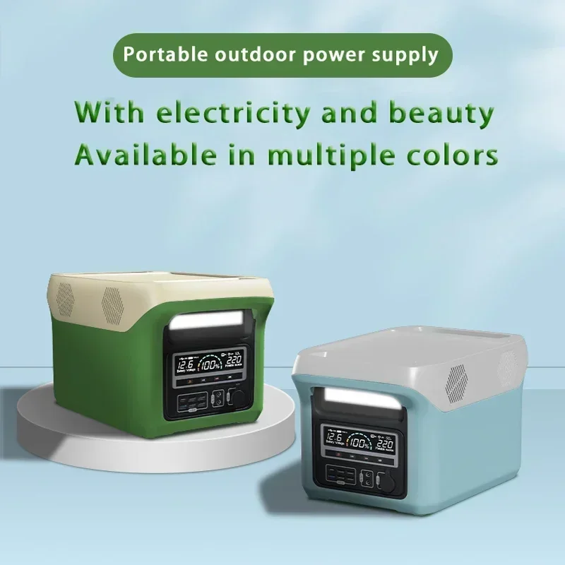 Портативная электростанция для кемпинга 1500 Вт-2000 Вт 220 В Ач литий-ионная батарея