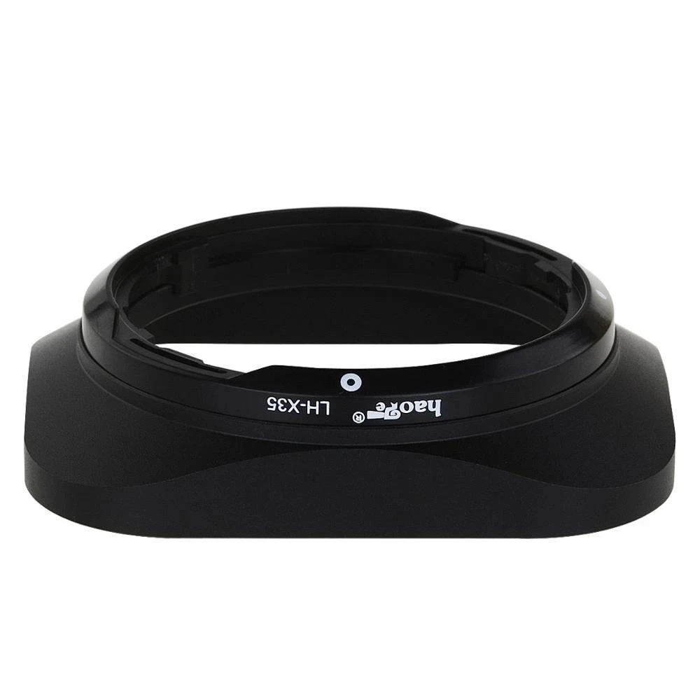 Квадратная Металлическая бленда Haoge для фотоаппарата Fuji Fujifilm XF 35 мм F2 R WR и XF 23 мм F2 R WR и XC 35 мм F2