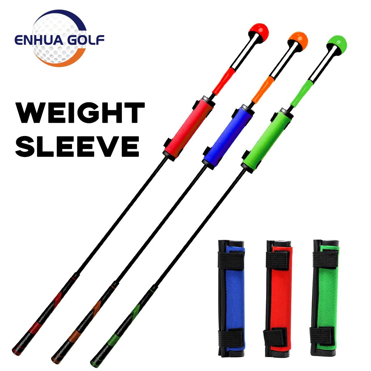 Golf Club Swing Weight Ring Warm Up Trainer Aid Golf Club Swing Weight Donut Weighted Ring Warm Up Trainer Red for Men Women