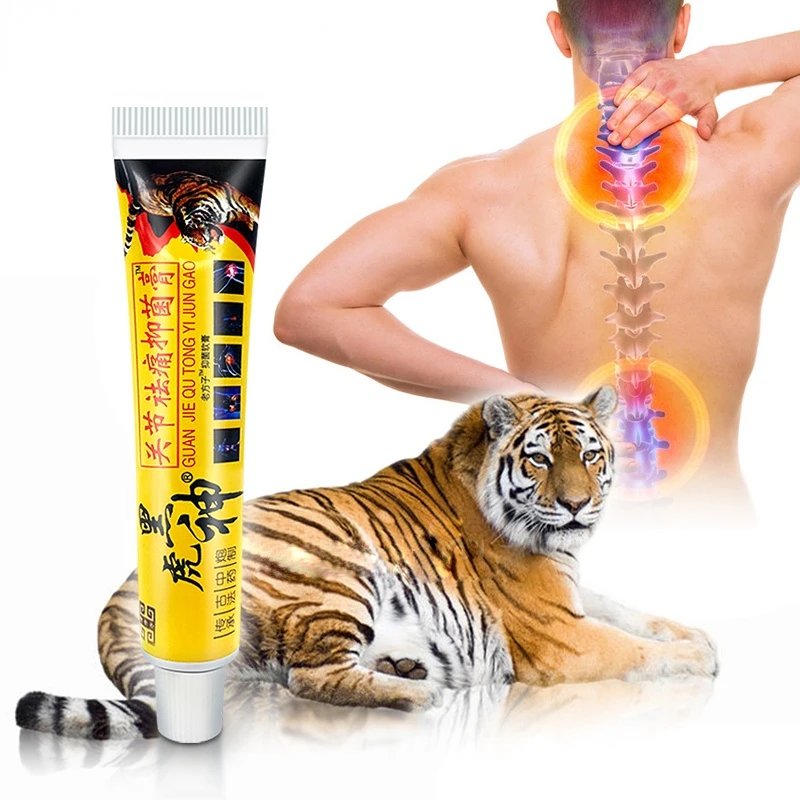 

20g 2pcs Chinese Tiger Balm Joint Cream Treat Neck Back Waist Knee Muscle Pain Massage Joint Medical Ointment Join Pain Relief