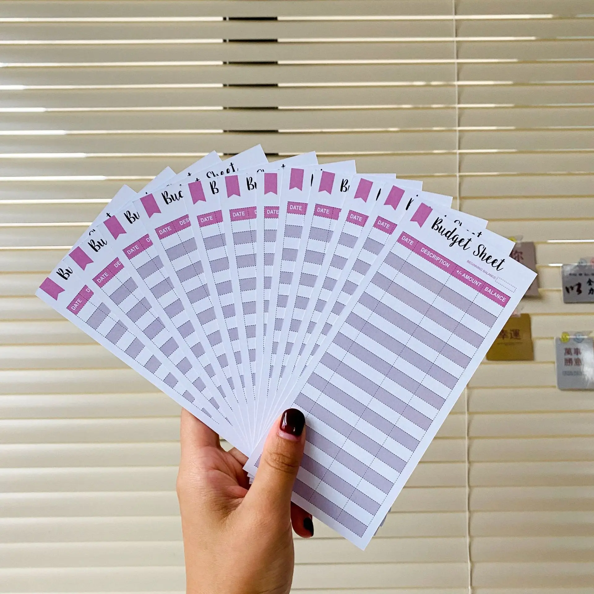 Планировщик бюджета Coliky A5/A6 деньги брызги планировщик бюджета