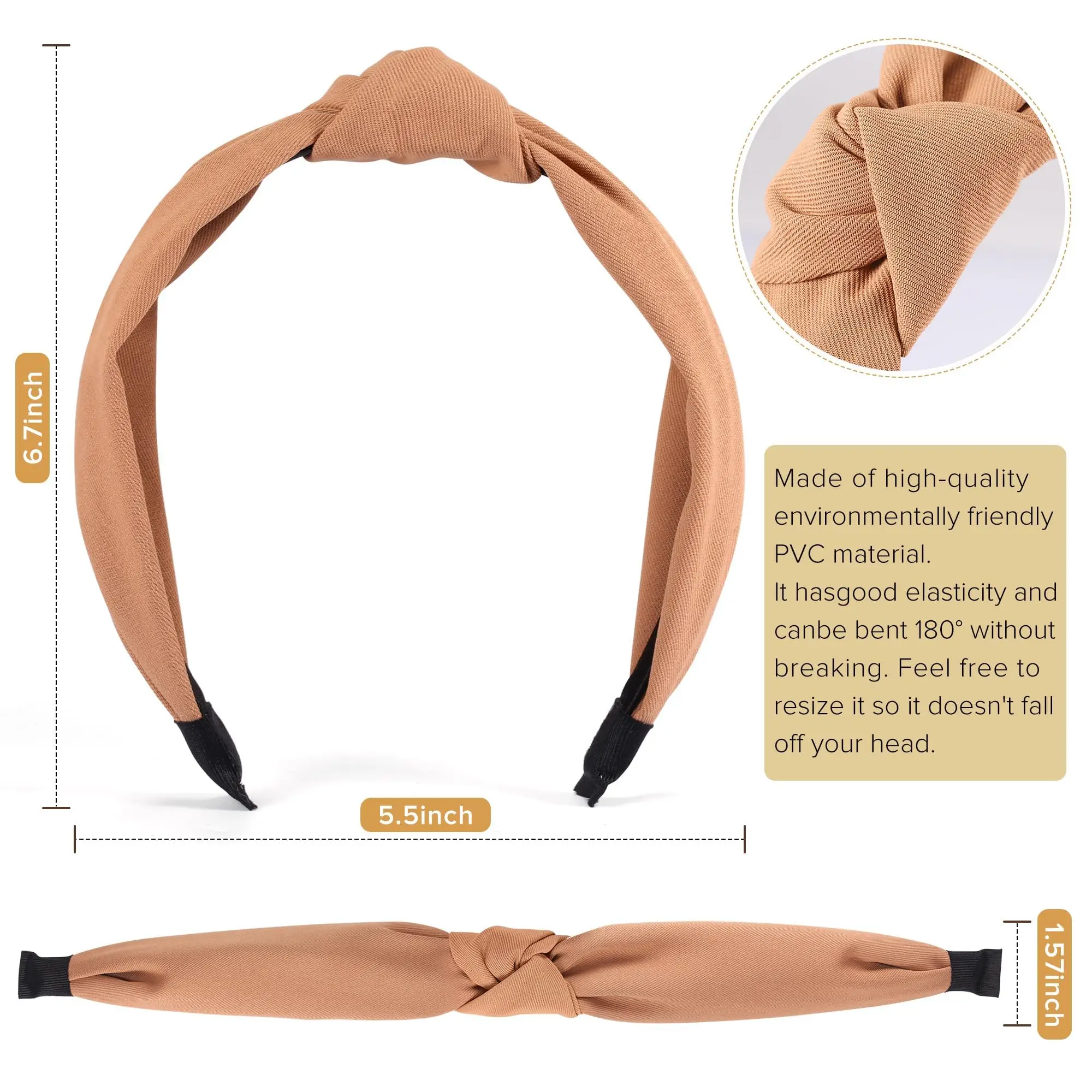 Женские новые модные резинки для волос с узлом однотонные простые спа-шоппинг