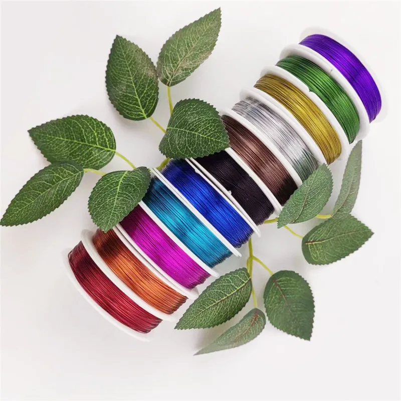 

Fine Iron Wire Diy Handwork Craft Binding Cable Tie Model Accessories Tie Hook-shaped Bouquet Making Material Wire Ribbon 1 Roll