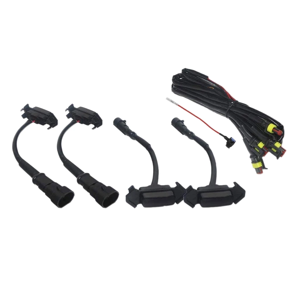 Фонари для решетки радиатора Toyota Tacoma TRD PRO передняя решетка 2016-2018 (4 шт. черный цвет