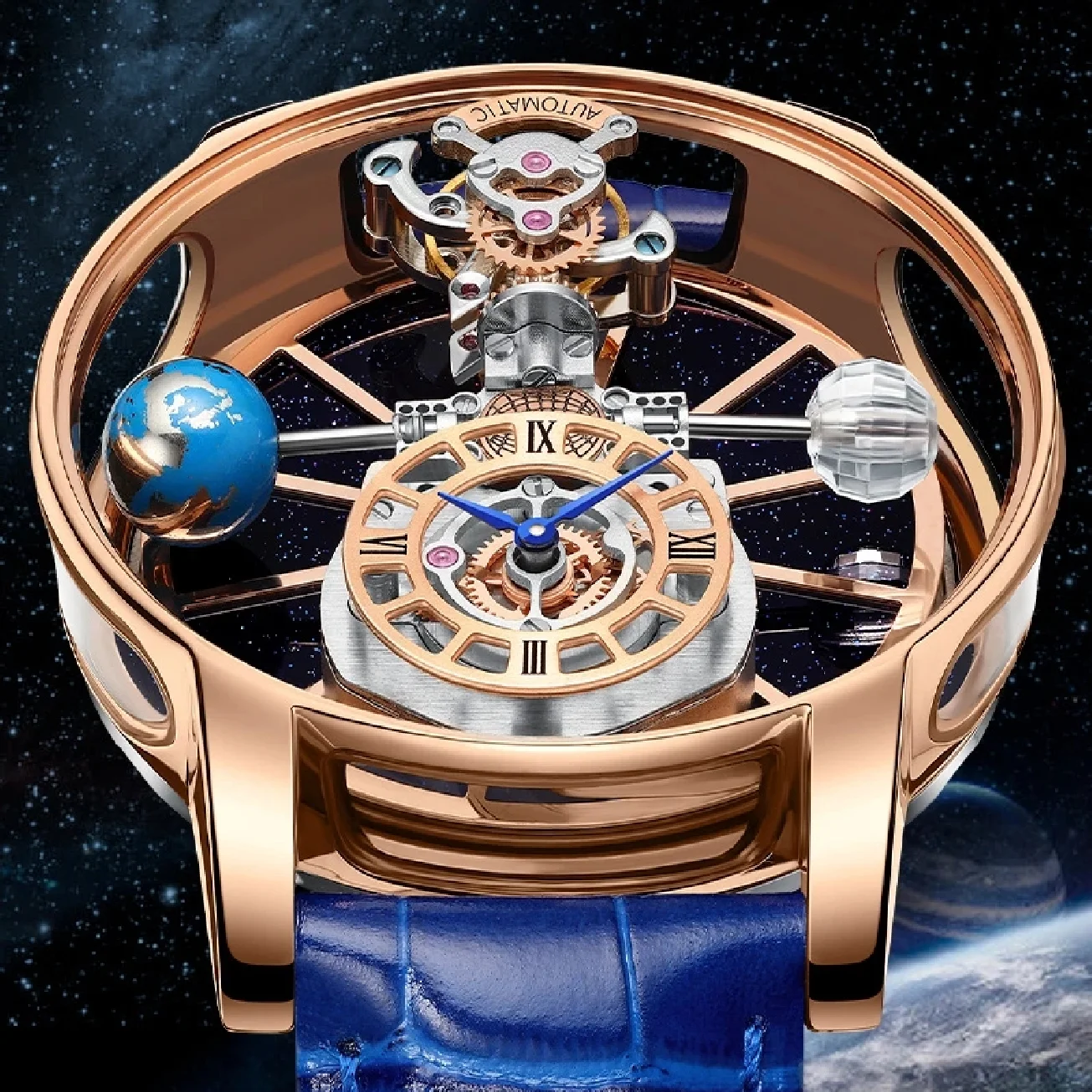 

Jacob&Co PINDU Design Mens Watches Diamond TourbillionTop Brand Luxury Astronomia Quartz Watch Men Astronomia Solar Montre Homme