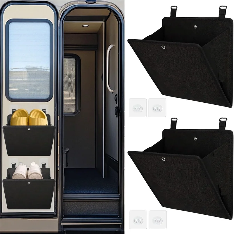 

2 шт., задняя сумка для хранения обуви, настенная дверная сумка для дома на колесах, сумка для хранения разных сортировки, тканевая подвесная сумка для хранения