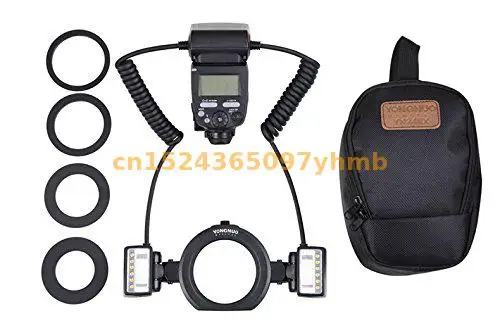 

YONGNUO YN-24EX Macro Ring Flash Speedlite with 2 Flash Head 4 Adapter Rings for Canon