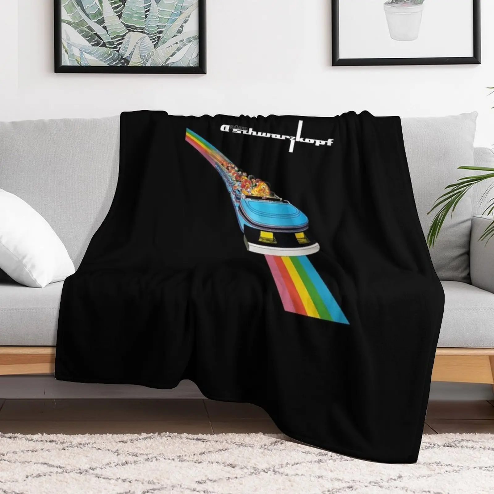 Декоративное одеяло Legend of Schwarzkopf пушистое для зимнего кемпинга