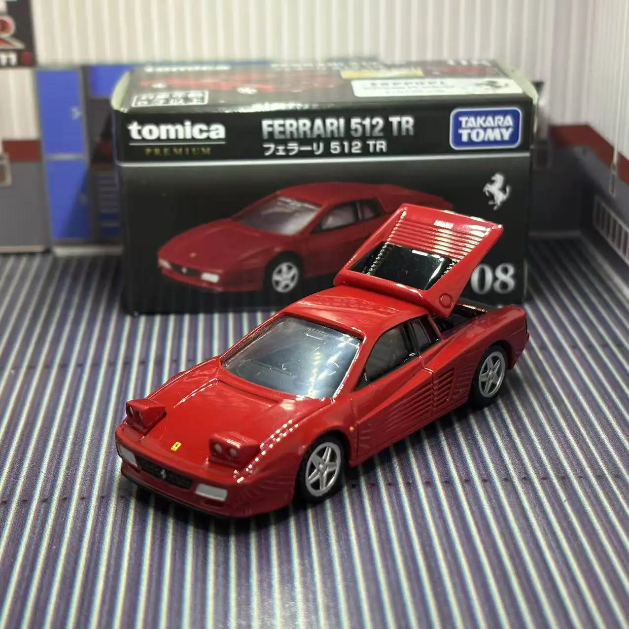 Коллекционная модель Takara Tomica Premium 08 Ferrari 512 TR: Аутентичная реплика, литая под давлением, винтажный суперкар из сплава, предмет для хобби и декора (art.: 3920db2ae095d) - 3920db2ae095d