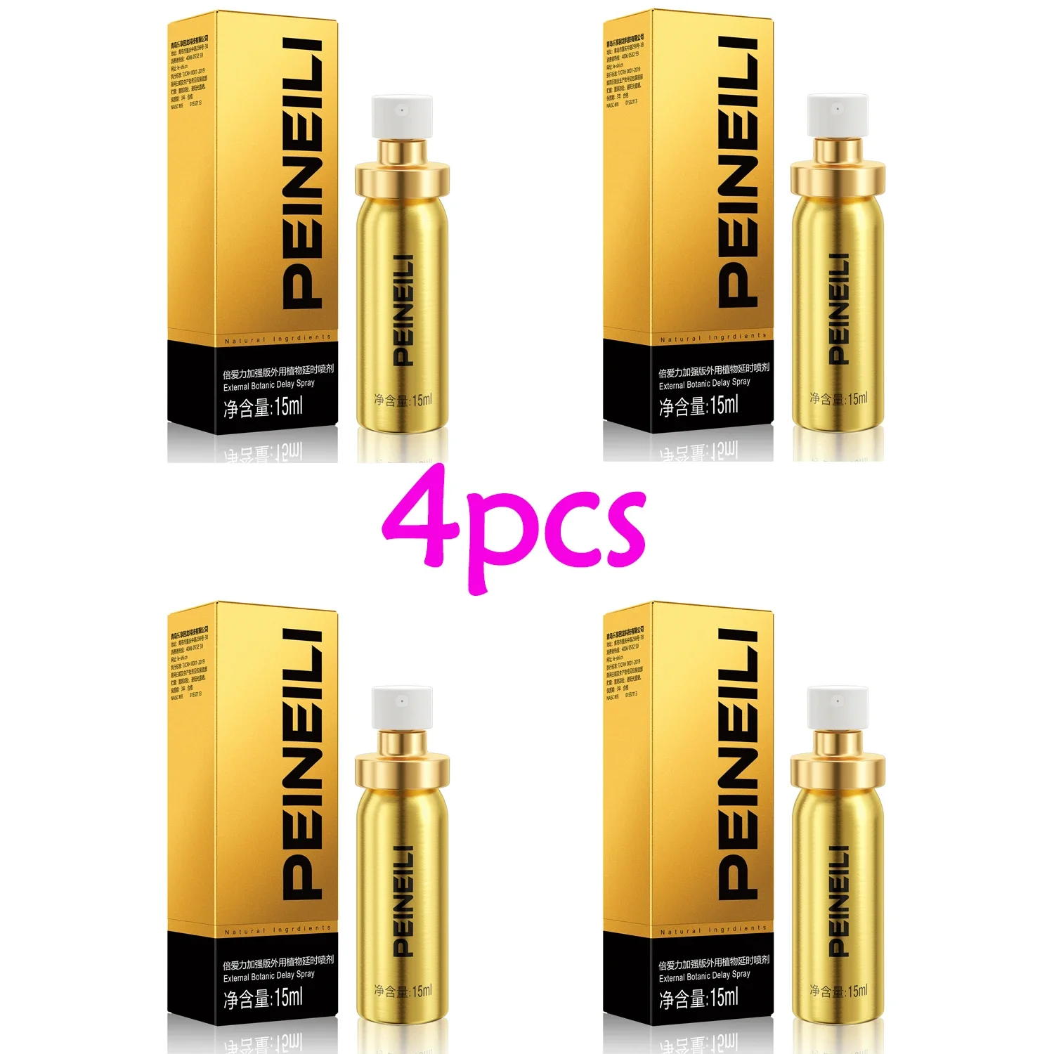 4 шт. спрей для задержки эякуляции 60 минут