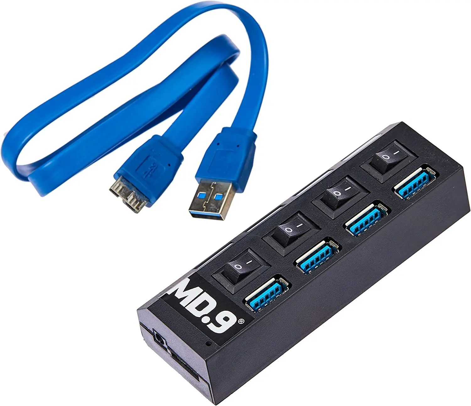 

New Hub Usb 4 portas Versão 3.0 com Interruptor de Energia + Cabo