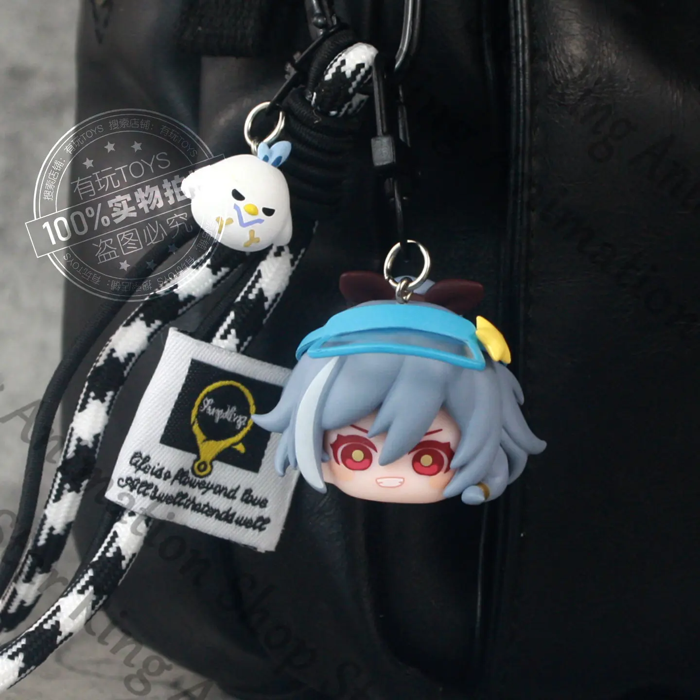 Фото Официальный аниме-косплей Honkai Impact 3: подвеска-брелок с цепочкой в стиле мультфильма с персонажами Кианой Мэй, Броньей, Херршером из Пустоты, Фу Хуа. №1