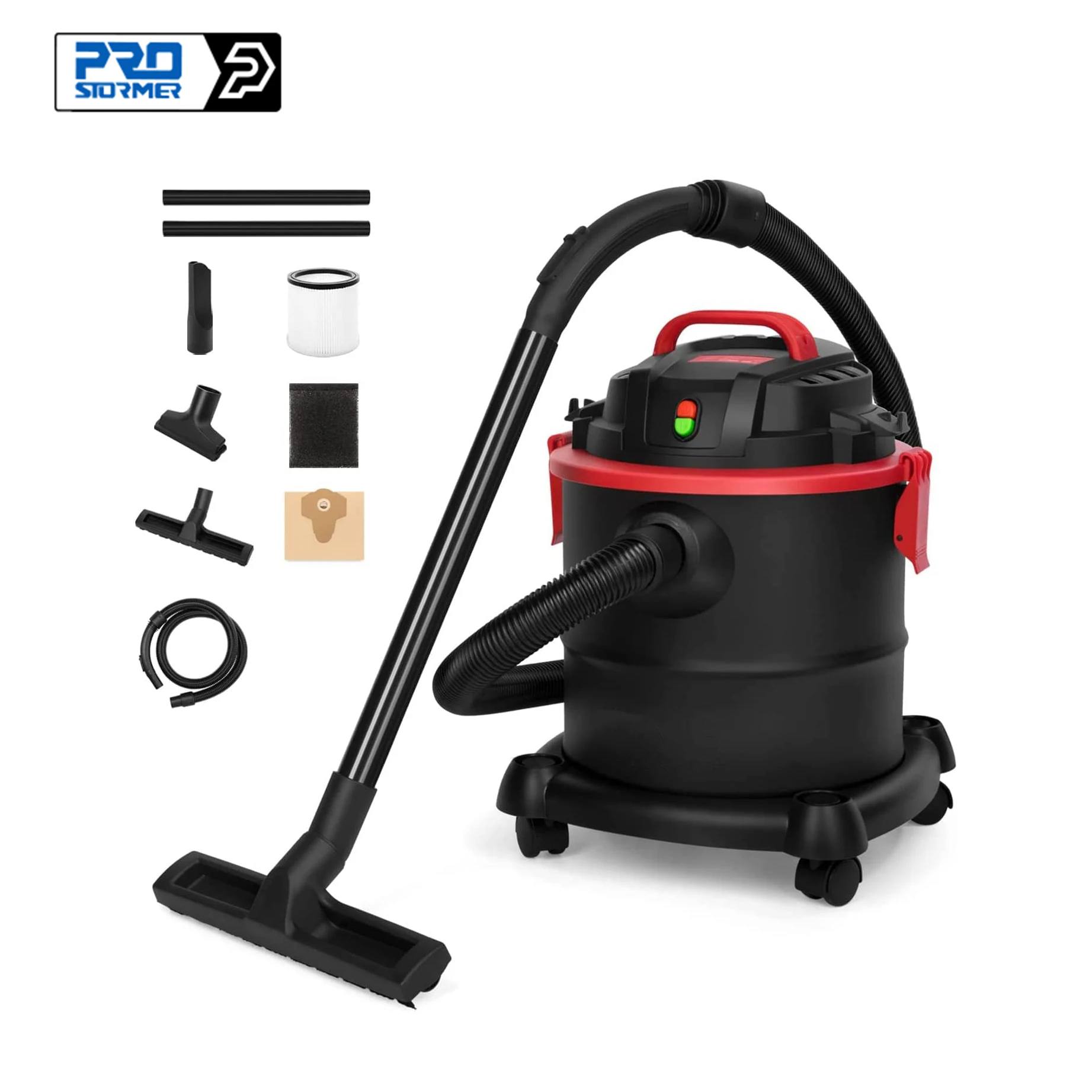 3 in 1 Wet Dry Vacuum Cleaner 5 Gallon 5.5 Peak HP Portable 