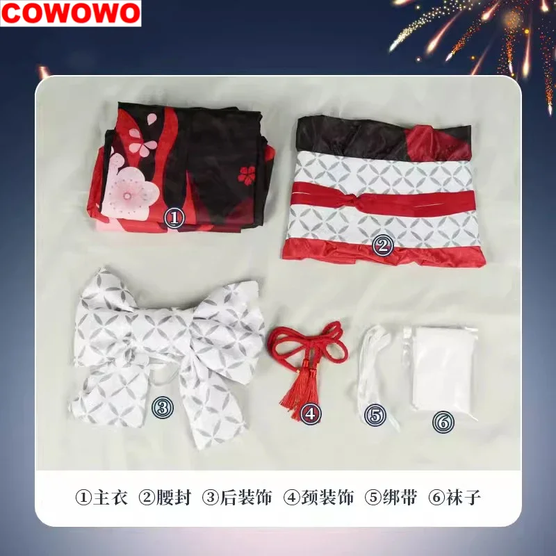 Genshin Impact Hanyuuda Chizuru кимоно женский косплей костюм Cos Game аниме вечерние униформа