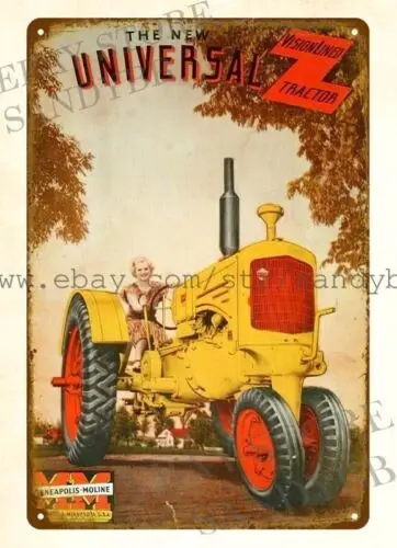 МЕНЕНАПОЛЛИС 1930-х годов MOLINE УНИВЕРСАЛЬНЫЙ Z ТРАКТОР металлическая жестяная