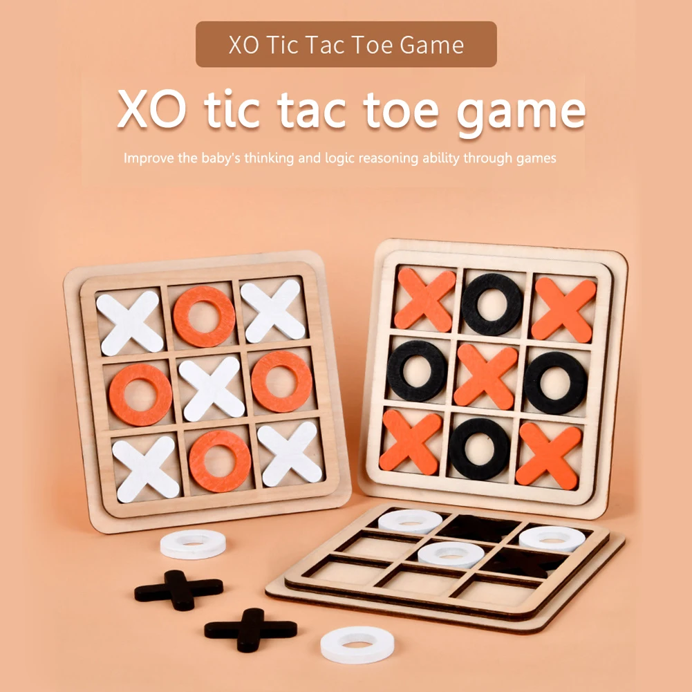 Настольная игра XOXO для всей семьи настольная Tic Tac Toe традиционная мальчиков и