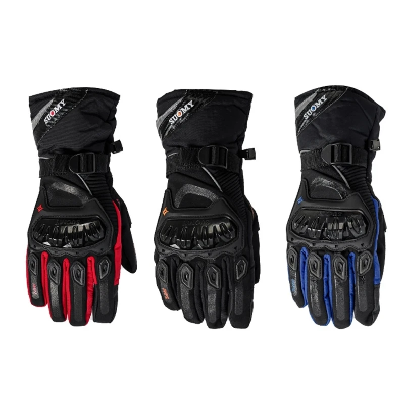 

X6HF Мотоциклетные перчатки для мужчин и женщин, Мотоциклетные перчатки с сенсорными экранами на все пальцы Ветрозащитные