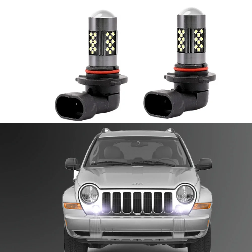 

2Pcs LED Fog Lamp Bulbs For Jeep Liberty 2002 2003 2004 2005 2006 2007 2008 2009 2010 2011 2012 Front Fog Light Bulb