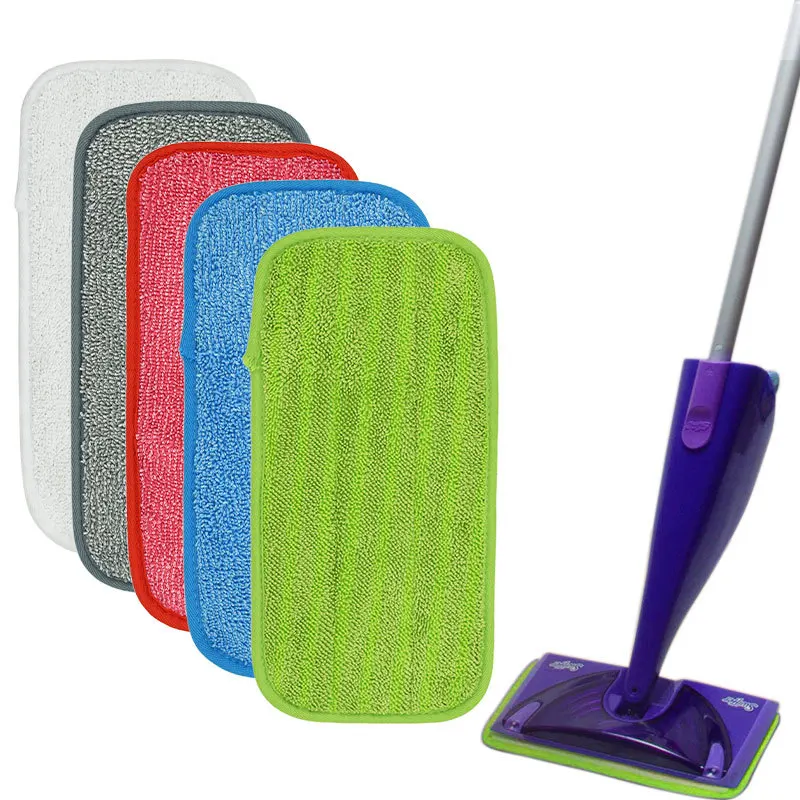 

2pcs High Quality Microfiber Mop Cloths Replacement For Swiffer WetJet Flat Mop Pad Head Machine Washable Floor Cleaning Refill