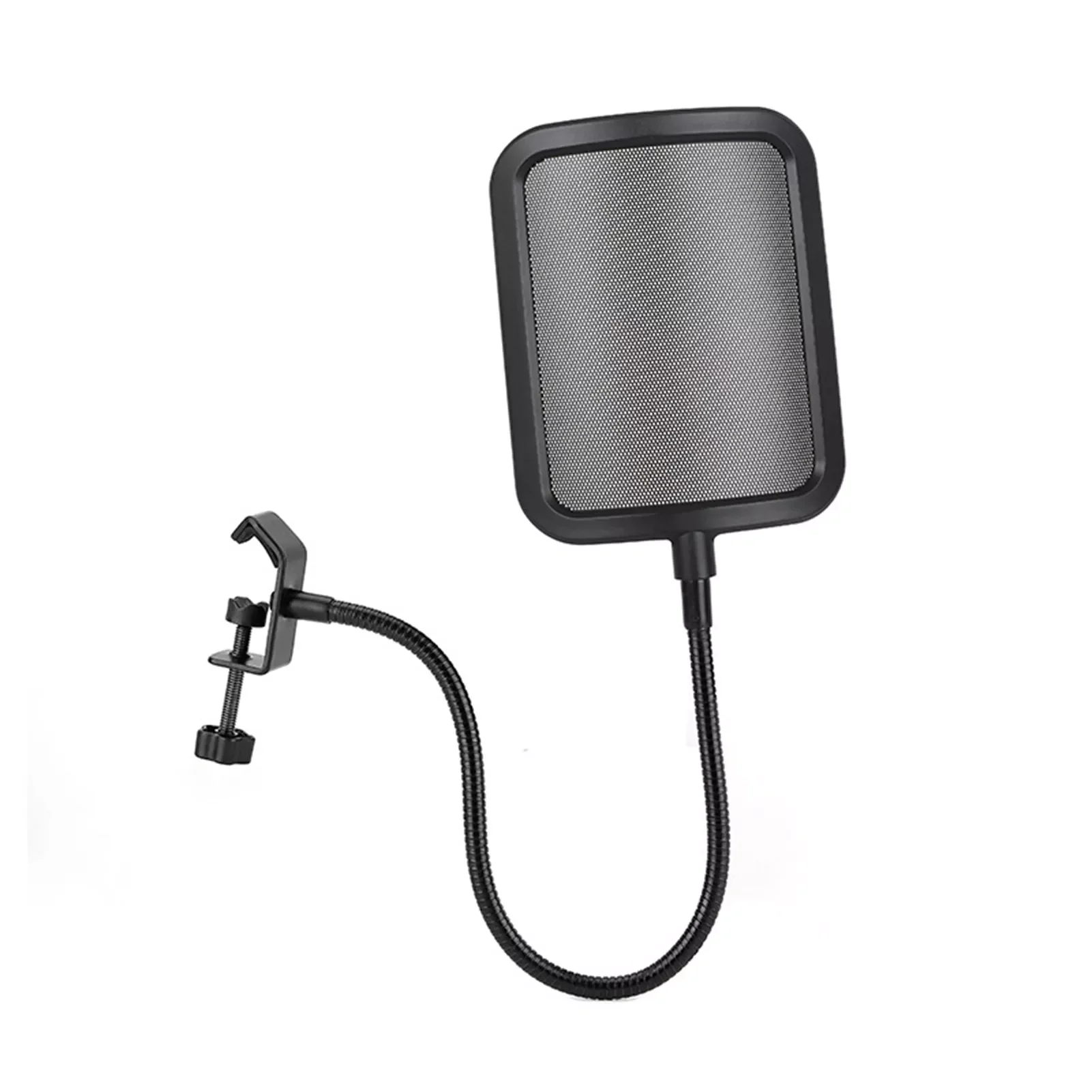 

With Stand Clip Blowout Protection Microphone Filter Professional Absorber Net Live Streaming Windproof Noise Reduction Shield