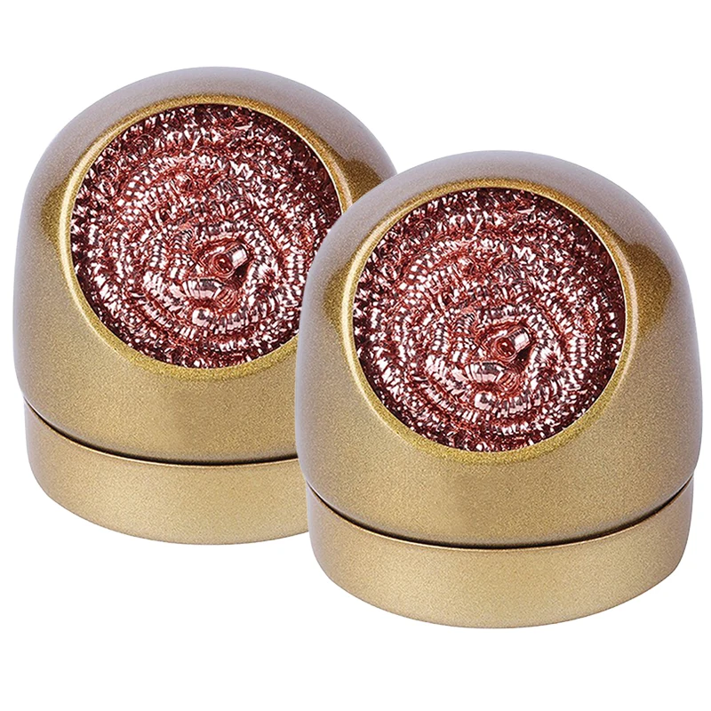 Cleaning Ball Welding Desoldering Soldering Iron Mesh Filter Nozzle Tip Copper Wire Cleaner Tin Remover Steel