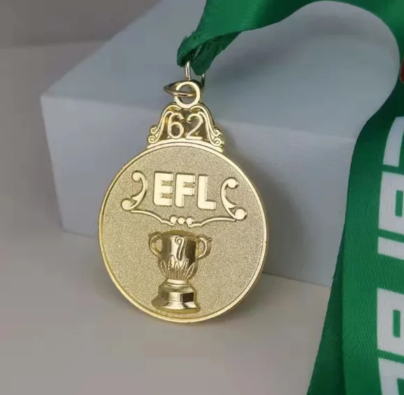 Горячая Распродажа 2021-22 сезон медали чемпионов Кубка EFL карабао по футболу