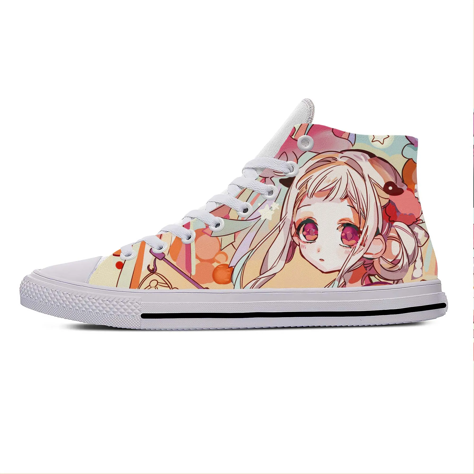 Hot Anime Manga Toilet Bound Hanako Kun Yashiro Nene Casual Shoes High Top Lightweight Board Breathable Men Women Sneakers