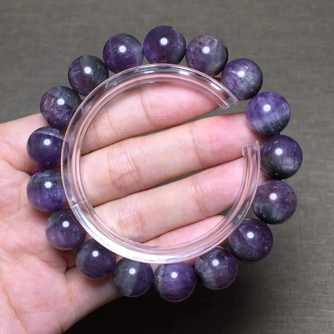 

12mm Natural Auralite 23 Crystal Bracelet For Women Lady Man Wealth Reiki Gift Gemstone Round Beads Stone Strands Jewelry AAAAA