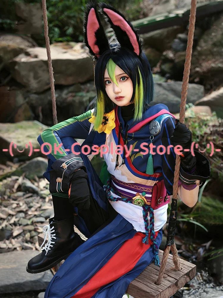 Игра Genshin Impact Tignari Косплей Костюм Женский Необычный Вечерний Хэллоуин