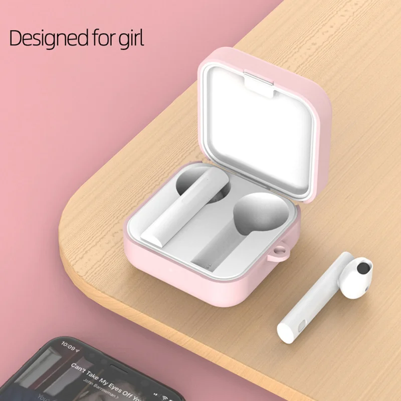 Мягкий силиконовый чехол 2 в 1 для Xiaomi Air SE защитный наушников Mi True Wireless базовые