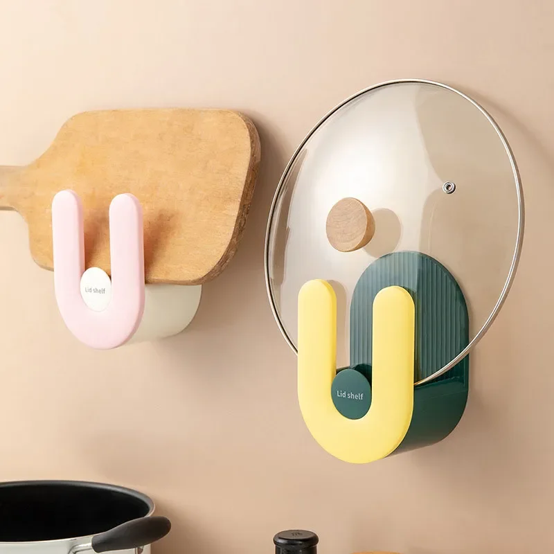 

Стеллаж для крышек кастрюль настенные полки для кухни стеллаж для хранения Необычные товары для дома кухонные аксессуары