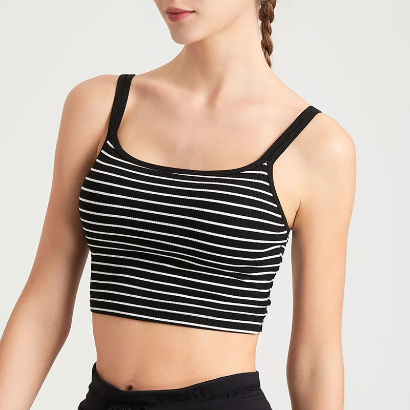 Sports Bra Shockproof High-Strength Removable Cup Sports Vest Yoga Bra Tight Girl Back Women's Gym Tops Sport Outfit for Woman