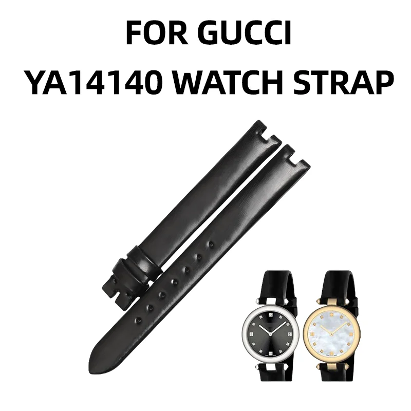 Фото ДЛЯ GUCCI YA14140 РЕМЕНЬ ДЛЯ ЧАСОВ ИЗ НАТУРАЛЬНОЙ КОЖИ №1
